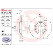 Brzdový kotúč Opel Vectra C, Opel Signum - predný 314 mm - BREMBO - 09.9177.11