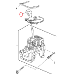 Hlavica riadiacej páky OPEL Insignia - automaticka prevodovka - 784357