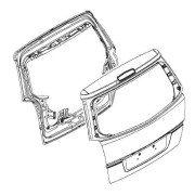 Kufrové dvere OPEL Zafira B - dvere batožinového priestoru OPEL - 93190012