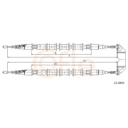 Lanko ručnej brzdy Opel Vectra B - 24427061 - Cofle - 11.5933