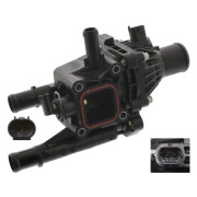 Termostat OPEL Astra J, OPEL Insignia A, OPEL Mokka, OPEL Zafira C - A16XER, B16XER, A16LET, A18XEL, A18XER, B18XER, A16XNT, B16XNT - 25192230 - Febi - 39145