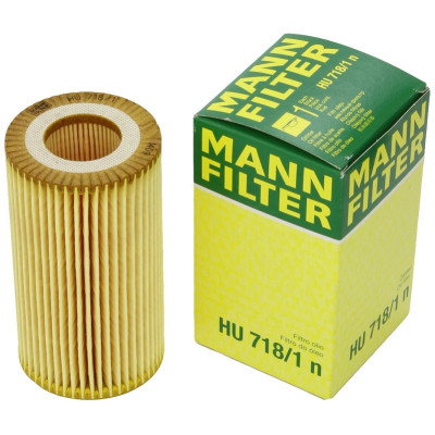 Olejový filter Opel Astra G, OPEL Signum, OPEL Vectra B, OPEL Vectra C, OPEL Zafira A - 2,0 Di - 2,0 DTi - 2,2 DTi - 9117321 - MANN Filter - HU718/1N