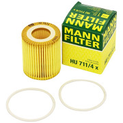 Olejový filter Opel Astra H, OPEL Signum, OPEL Vectra C, OPEL Zafira B - 1,9 CDTi - 93183412 - MAN Filter - HU711/4X