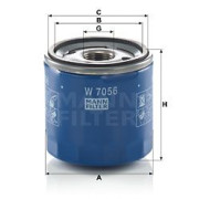 Olejový filter Opel Adam, OPEL Astra K, OPEL Corsa E, OPEL Insignia B, OPEL Karl, OPEL Mokka - B10XFL, F12SHL, F12SHT, F12SHR, B14XE, B14XFL, B14XFT, B15SFL, B15SFT, D15SFL, D15SFT - 95528296 - MANN Filter - W7056