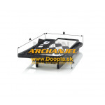 Vzduchový filter Opel Agila A - diesel - 9214143 - MANN Filter - C3118