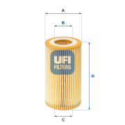 Olejový filter Opel Astra G, OPEL Signum, OPEL Vectra B, OPEL Vectra C, OPEL Zafira A - 2,0 Di - 2,0 DTi - 2,2 DTi - 9117321 - UFI - 25.003.00