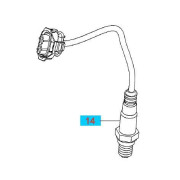 Lambda Sonda Opel - A12XEL, B12XEL, A14XEL, A14XER, A14NEH, A14NET, B14NET, A16XER, A18XER - 55562206