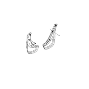 Lapače nečistôt OPEL Astra J - zadné - 1718049