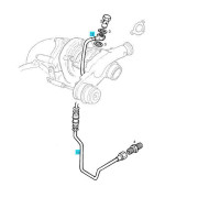 Prívodová hadica oleja pre turbo Opel Astra G, OPEL Frontera B, OPEL Signum, OPEL Vectra B, OPEL Vectra C , OPEL Zafira A - X20DTL, Y20DTR, Y22DTR - 9202544