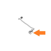 Držiak tiahla kapoty OPEL Corsa D - otočný čap kapoty OPEL - 13223760