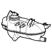 Expanzná nádobka chladiacej kvapaliny Opel Meriva A - 13160252