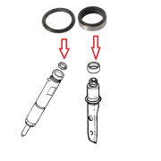 Tesnenie vstrekovačka a traverzy OPEL Astra G, OPEL Frontera B, OPEL Signum, OPEL Vectra B, OPEL Vectra C, OPEL Zafira A - X20DTL, Y20DTH, Y22DTR - 90500732- 90502704 - sada 4 ks