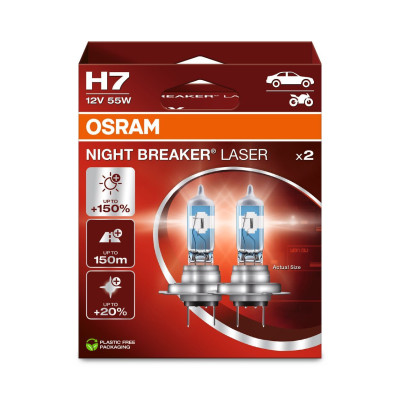 Osram Night Breaker® Laser H7 12V/55W - 64210NL-HCB