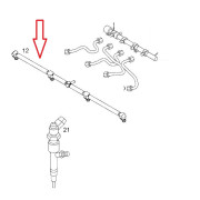 Prepadové hadičky OPEL Astra H, OPEL Signum, OPEL Vectra C, OPEL Zafira B - 1,9 CDTi - Z19DTH - 93179051