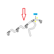Prepadové hadičky OPEL Cosra C, OPEL Meriva A, OPEL Combo C - 1,7 CDTi - Z17DTH - 98134951