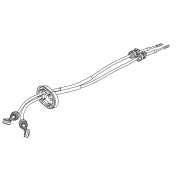 Lanovody riadenia OPEL Astra J - od roku výroby 2016 - pre prevodovku M32 - 55499532