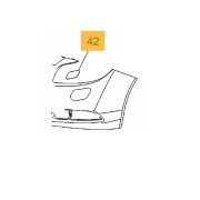 Kryt ostrekovača svetlometu Opel Insignia A - od roku výroby 2014 - ľavá - 23136628