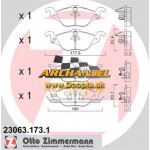 Brzdové doštičky OPEL - predné Zimmermann - 23063.173.1